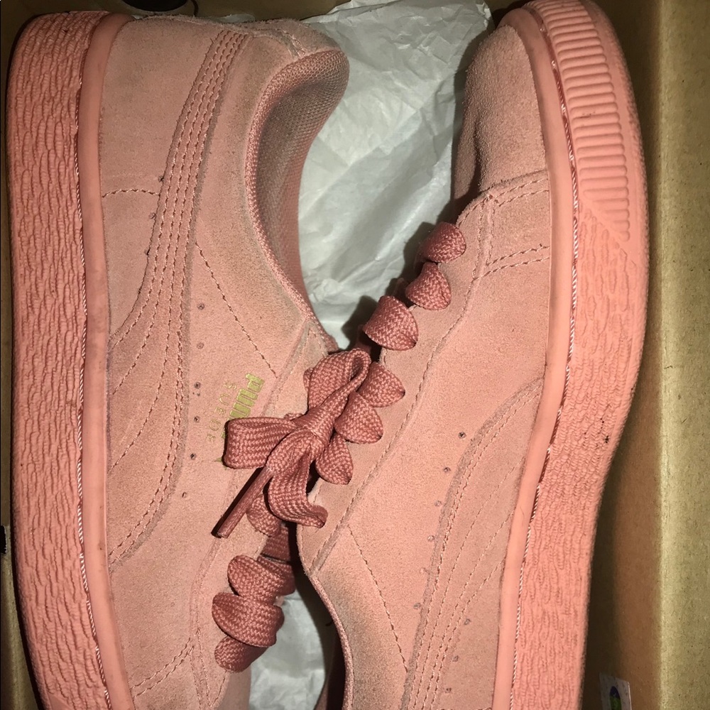 Pumas , Color suede Jr (desert flower)